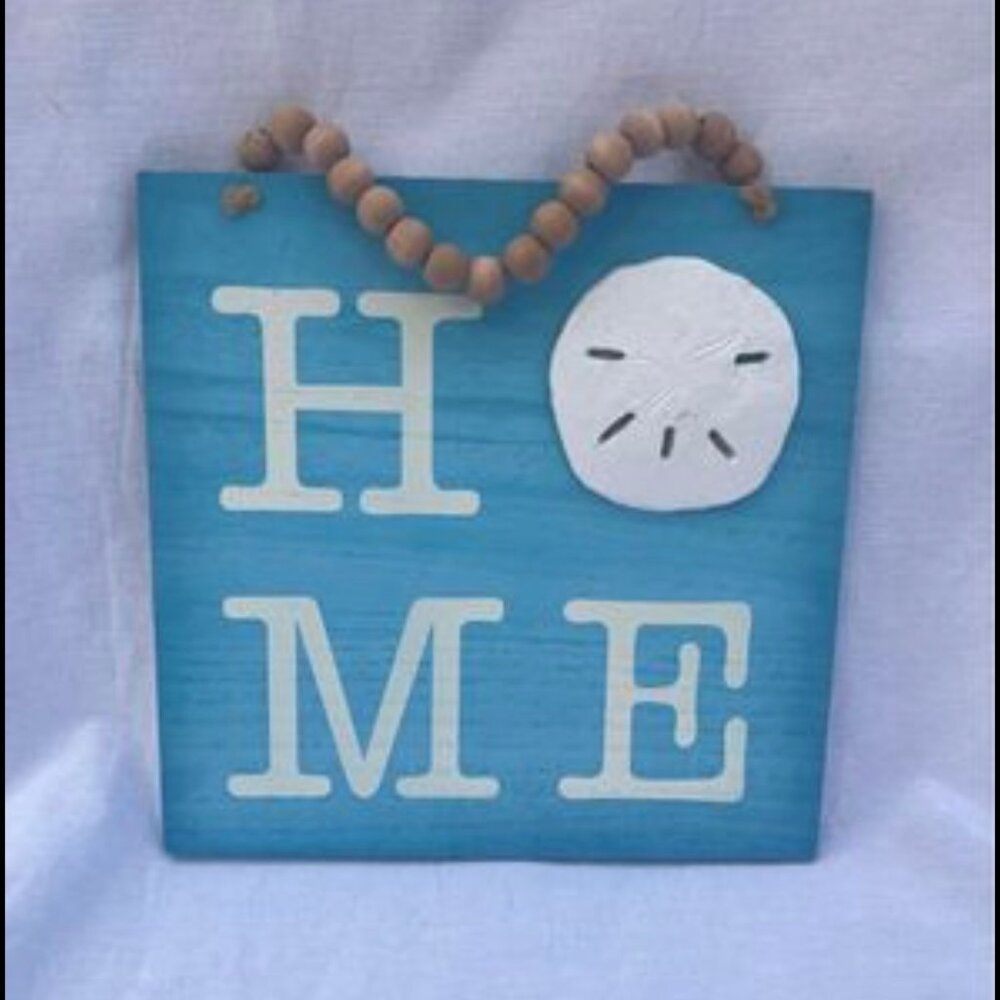 Weathered Home Beach Cabin Themed Wooden 3D Sign